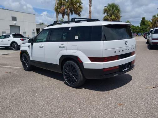 Serenity White 2026 Hyundai SANTA FE Calligraphy