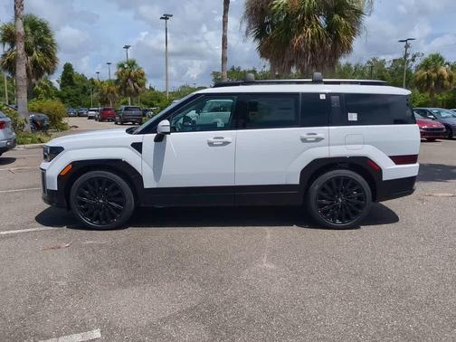 Serenity White 2026 Hyundai SANTA FE Calligraphy