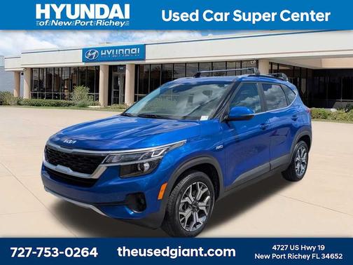 Neptune Blue 2023 Kia Seltos EX