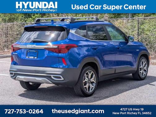 Neptune Blue 2023 Kia Seltos EX