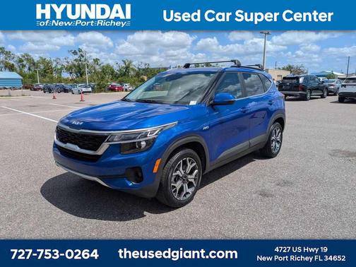Neptune Blue 2023 Kia Seltos EX