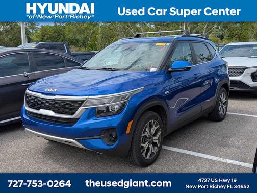 Neptune Blue 2023 Kia Seltos EX