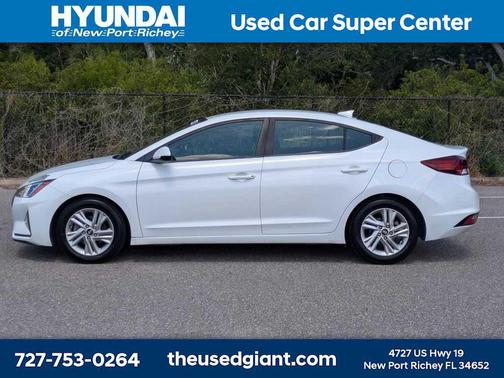 Quartz White Pearl 2020 Hyundai ELANTRA SEL