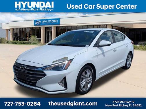Quartz White Pearl 2020 Hyundai ELANTRA SEL