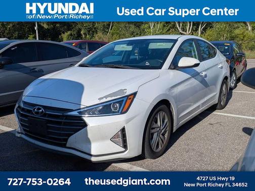 Quartz White Pearl 2020 Hyundai ELANTRA SEL