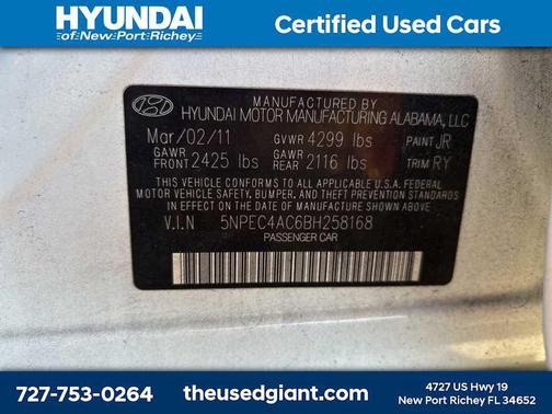 2011 Hyundai SONATA Limited