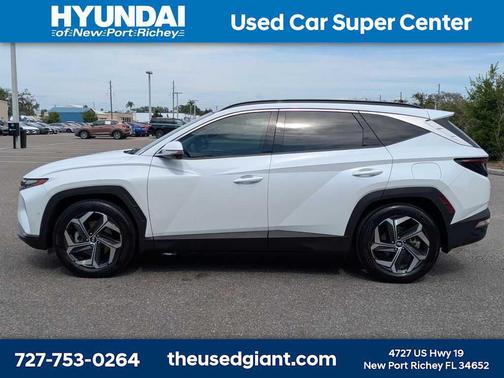 Quartz White 2022 Hyundai TUCSON Limited