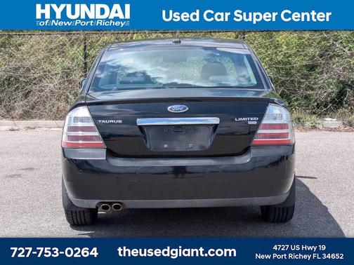 Black Clearcoat 2008 Ford Taurus Limited