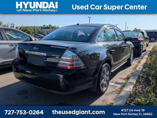 Black Clearcoat 2008 Ford Taurus Limited