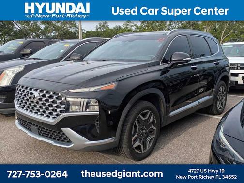 Twilight Black 2022 Hyundai SANTA FE HEV SEL Premium