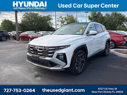 Serenity White Pearl 2025 Hyundai TUCSON Limited