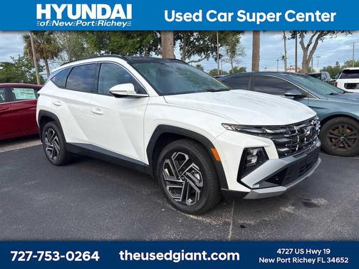 Serenity White Pearl 2025 Hyundai TUCSON Limited