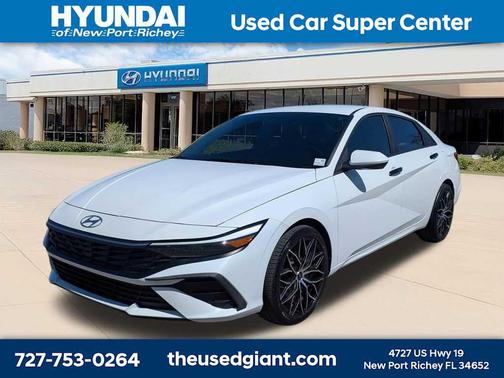 Serenity White 2024 Hyundai ELANTRA SEL