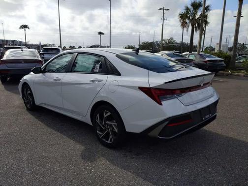 Serenity White 2025 Hyundai ELANTRA HEV SEL Sport