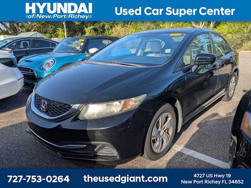 Crystal Black Pearl 2015 Honda Civic LX