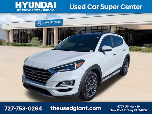 White Cream 2021 Hyundai TUCSON Ultimate