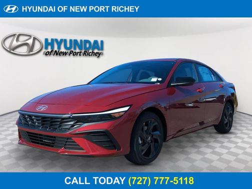 Ultimate Red 2026 Hyundai ELANTRA HEV SEL Sport