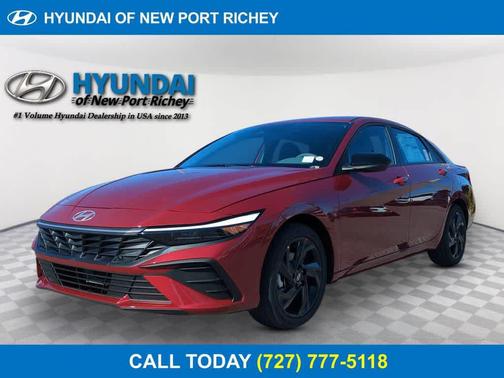 Ultimate Red 2026 Hyundai ELANTRA HEV SEL Sport