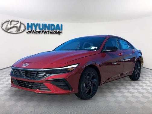 Ultimate Red 2026 Hyundai ELANTRA HEV SEL Sport