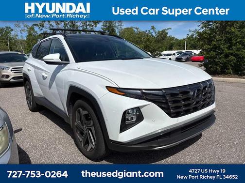 Quartz White 2022 Hyundai TUCSON Limited