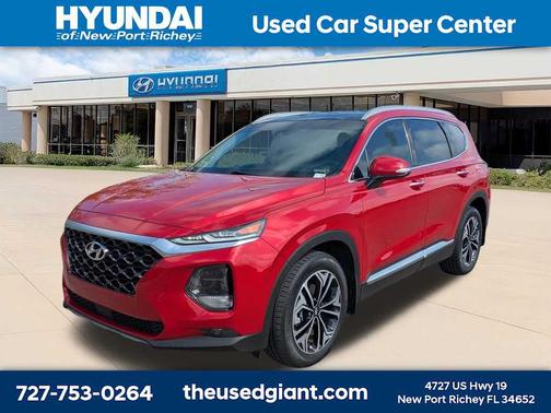 Calypso Red 2020 Hyundai SANTA FE SEL 2.4