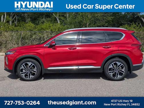 Calypso Red 2020 Hyundai SANTA FE SEL 2.4