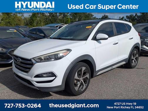 Dazzling White 2018 Hyundai TUCSON Limited