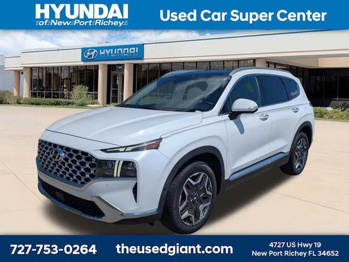 Quartz White 2023 Hyundai SANTA FE Limited