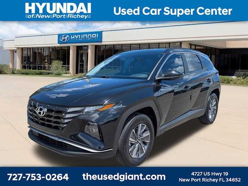 Black Pearl 2024 Hyundai TUCSON Hybrid Blue