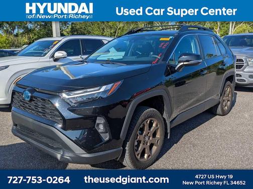 Midnight Black Metallic 2024 Toyota RAV4 Hybrid SE