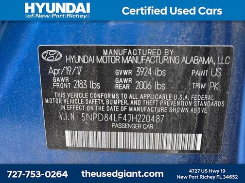 2018 Hyundai ELANTRA SEL
