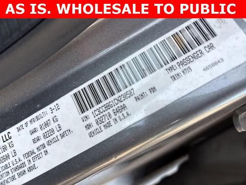 2012 Chrysler 200 Touring