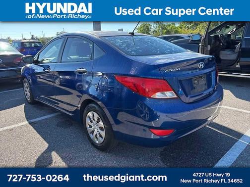 Pacific Blue Pearl 2015 Hyundai Accent GLS