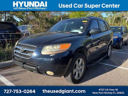 Blue 2007 Hyundai SANTA FE SE