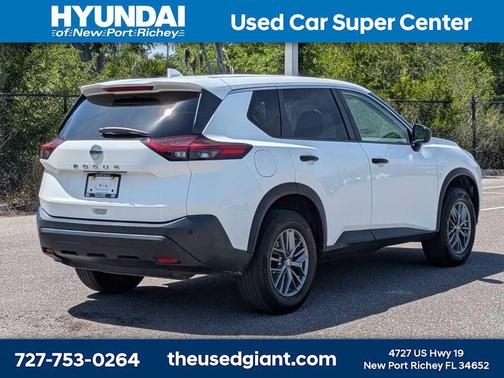 White 2021 Nissan Rogue S