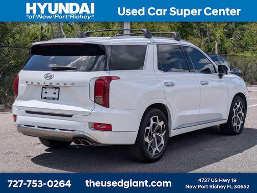 Hyper White 2022 Hyundai PALISADE Calligraphy