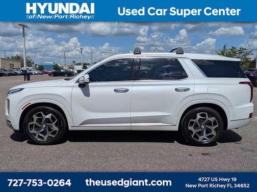 Hyper White 2022 Hyundai PALISADE Calligraphy