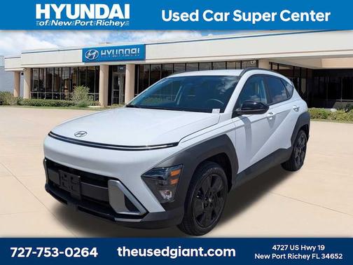 Atlas White 2026 Hyundai KONA SEL Sport