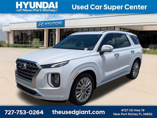 Hyper White 2020 Hyundai PALISADE Limited