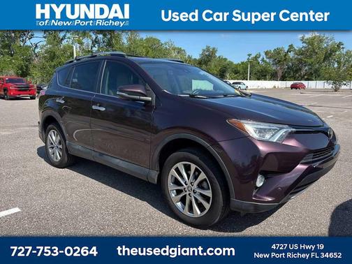 Black Currant Metallic 2018 Toyota RAV4 Limited