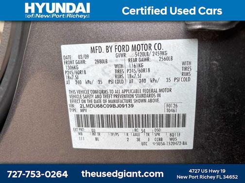 2009 Lincoln MKX Base