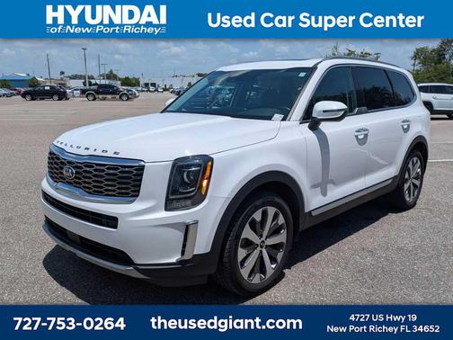 Glacial White Pearl 2021 Kia Telluride S