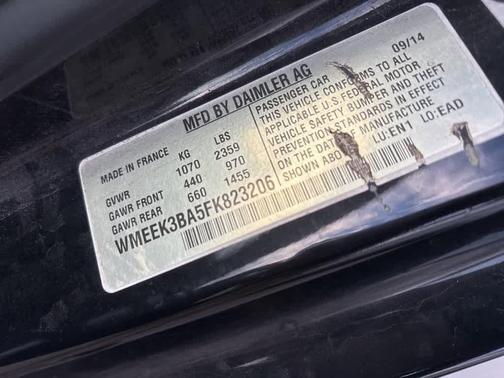 2015 smart ForTwo passion