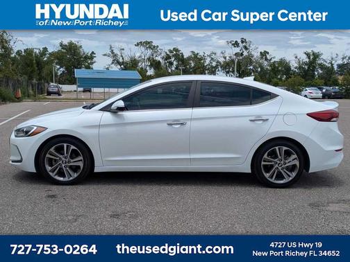 Quartz White Pearl 2017 Hyundai ELANTRA Limited
