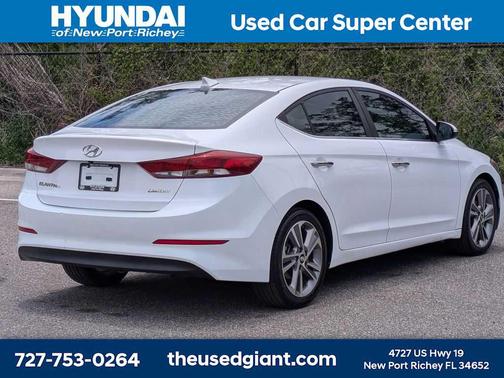 Quartz White Pearl 2017 Hyundai ELANTRA Limited