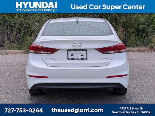 Quartz White Pearl 2017 Hyundai ELANTRA Limited