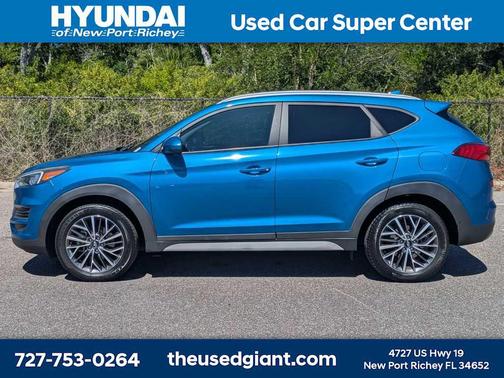 Aqua Blue 2020 Hyundai TUCSON SEL