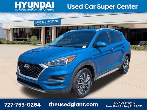 Aqua Blue 2020 Hyundai TUCSON SEL