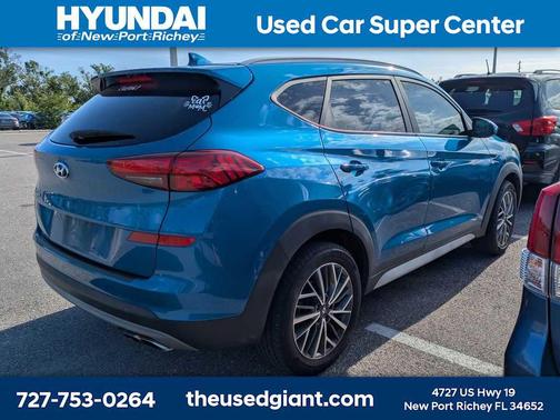 Aqua Blue 2020 Hyundai TUCSON SEL
