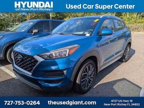 Aqua Blue 2020 Hyundai TUCSON SEL